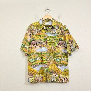 Vintage REYN SPOONER Guy Buffet Youthville Hawaiian Short Sleeve Shirt